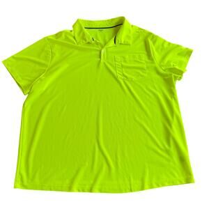 Brahma Men's Polo Yellow Moisture-Wicking Short Sleeve Shirt Size 3XL